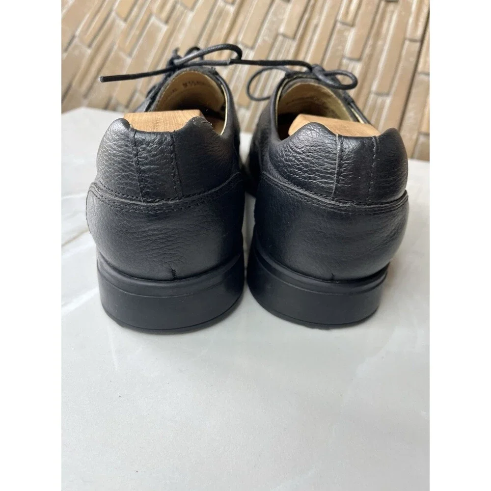 Studio Belvedere Bay Bridge Mens Black Oxford Casual Shoes 9.5 EEE Extra Wide